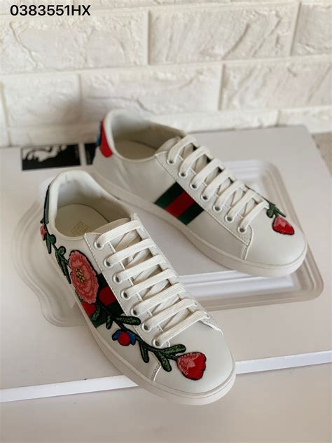 gucci flower sneakers replica|gucci look alike sneakers.